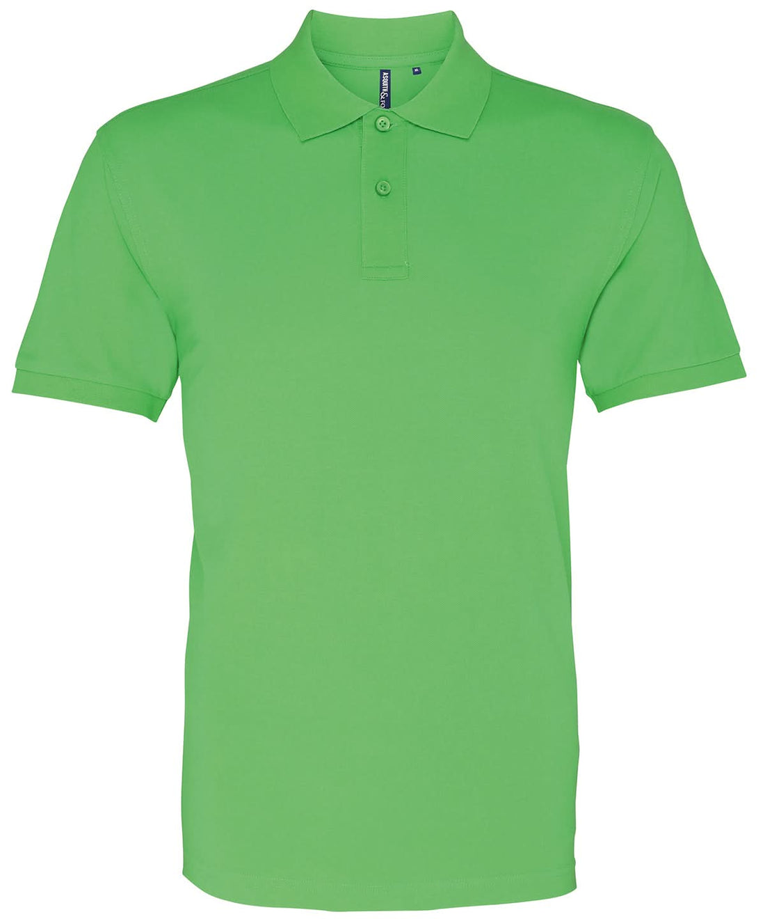 Asquith &amp; Fox Asquith Fox Mens Classic fit polo Lime AQ010 - Lime - Customisable Polos