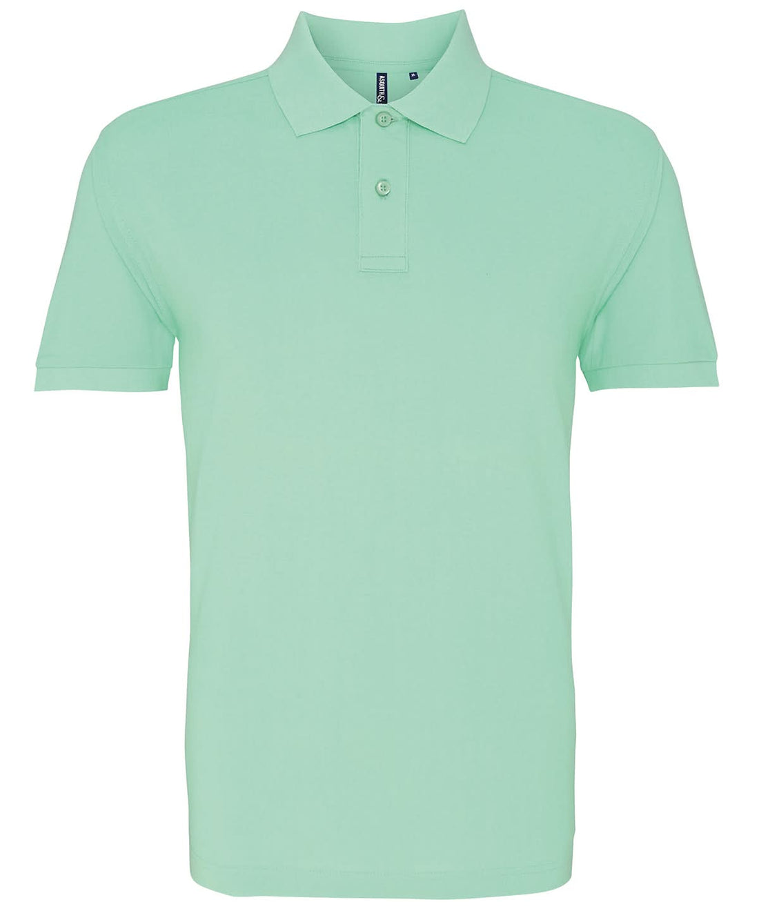 Asquith &amp; Fox Asquith Fox Mens Classic fit polo Mint AQ010 - Mint - Customisable Polos