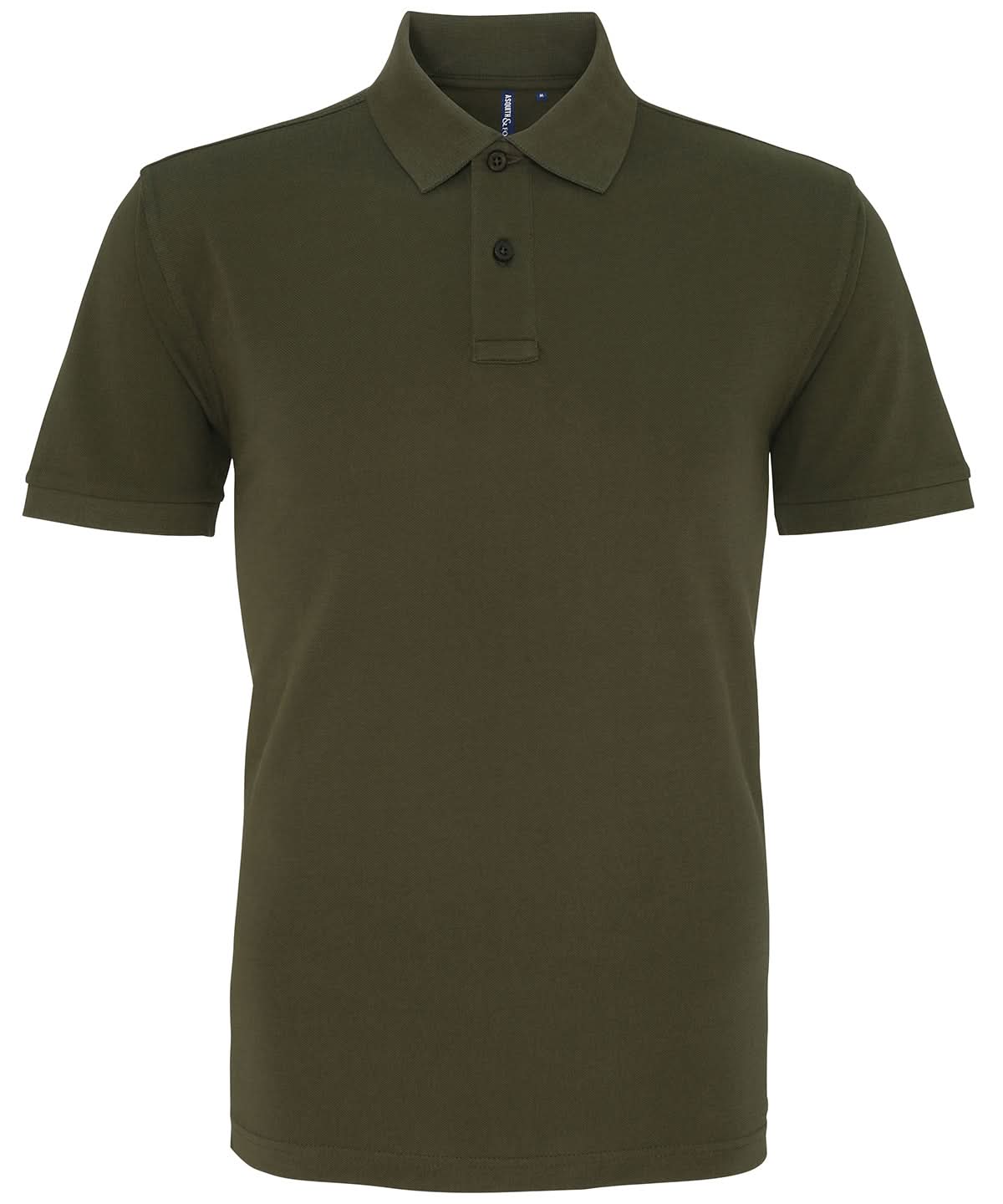 Asquith &amp; Fox Asquith Fox Mens Classic fit polo Olive AQ010 - Olive - Customisable Polos