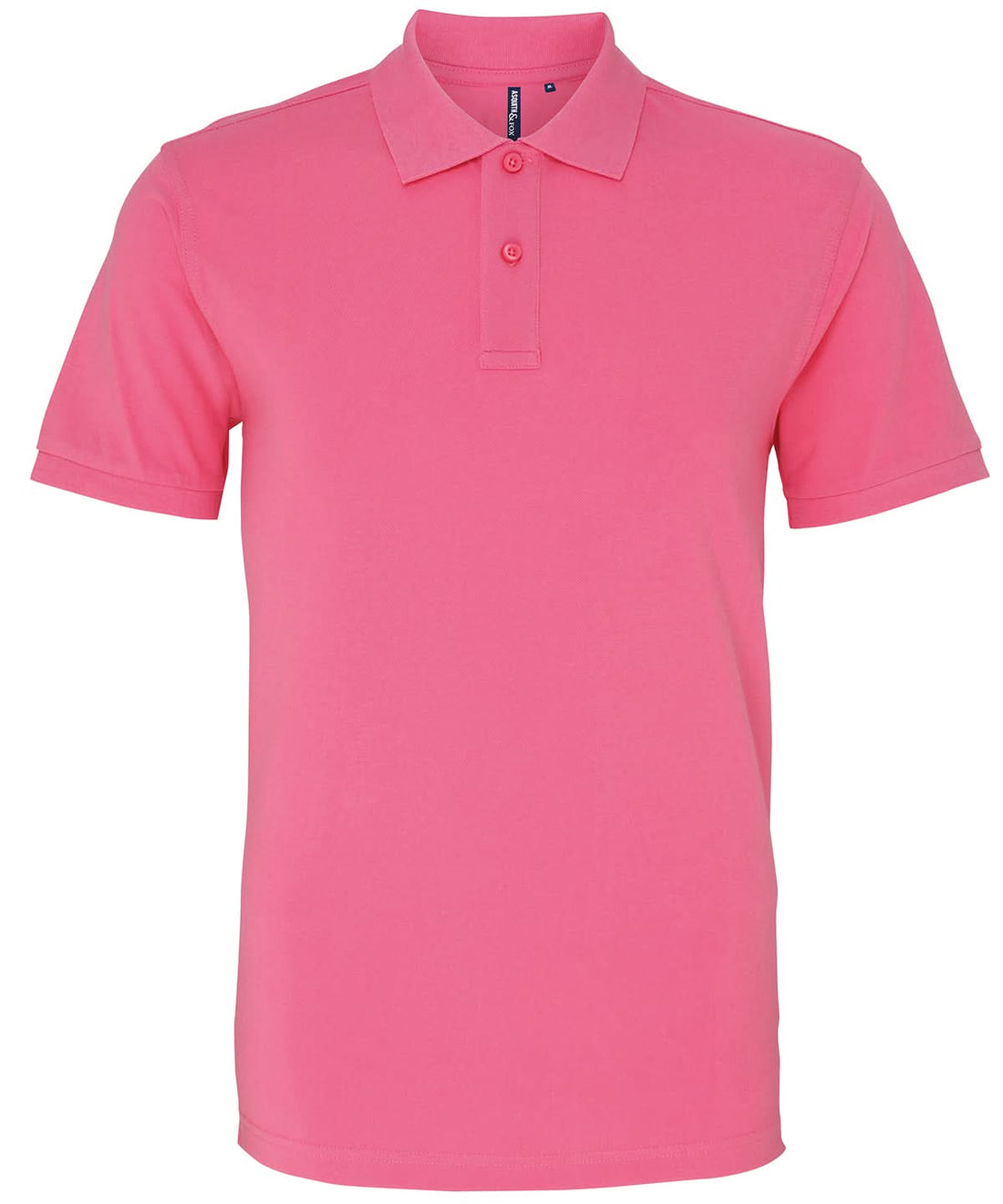 Asquith &amp; Fox Asquith Fox Mens Classic fit polo Pink Carnation AQ010 - Pink Carnation - Customisable Polos