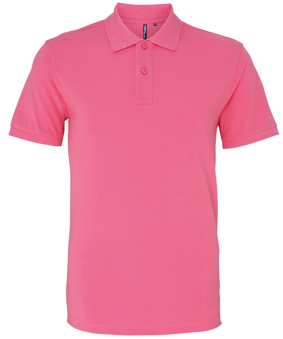 Asquith &amp; Fox Asquith Fox Mens Classic fit polo Pink Carnation AQ010 - Pink Carnation - Customisable Polos