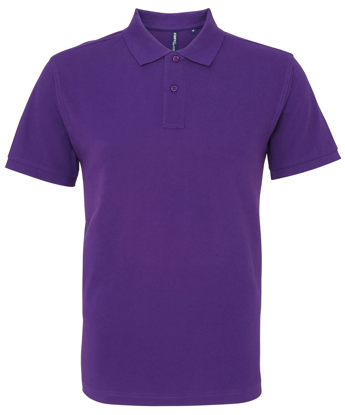 Asquith &amp; Fox Asquith Fox Mens Classic fit polo Purple AQ010 - Purple - Customisable Polos
