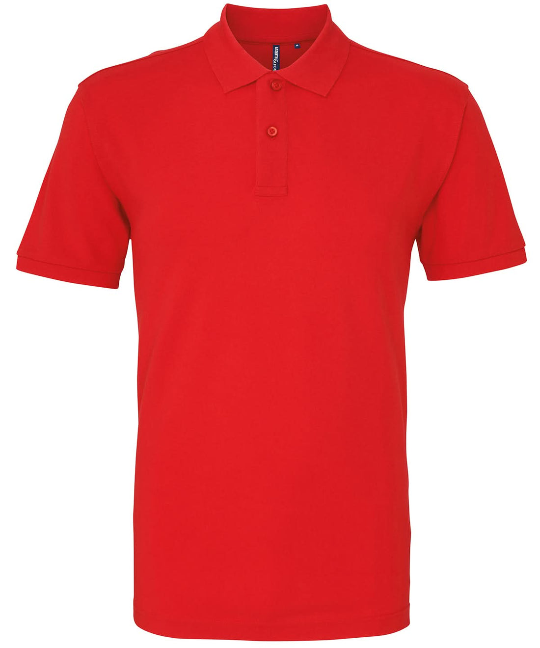 Asquith &amp; Fox Asquith Fox Mens Classic fit polo Red AQ010 - Red - Customisable Polos