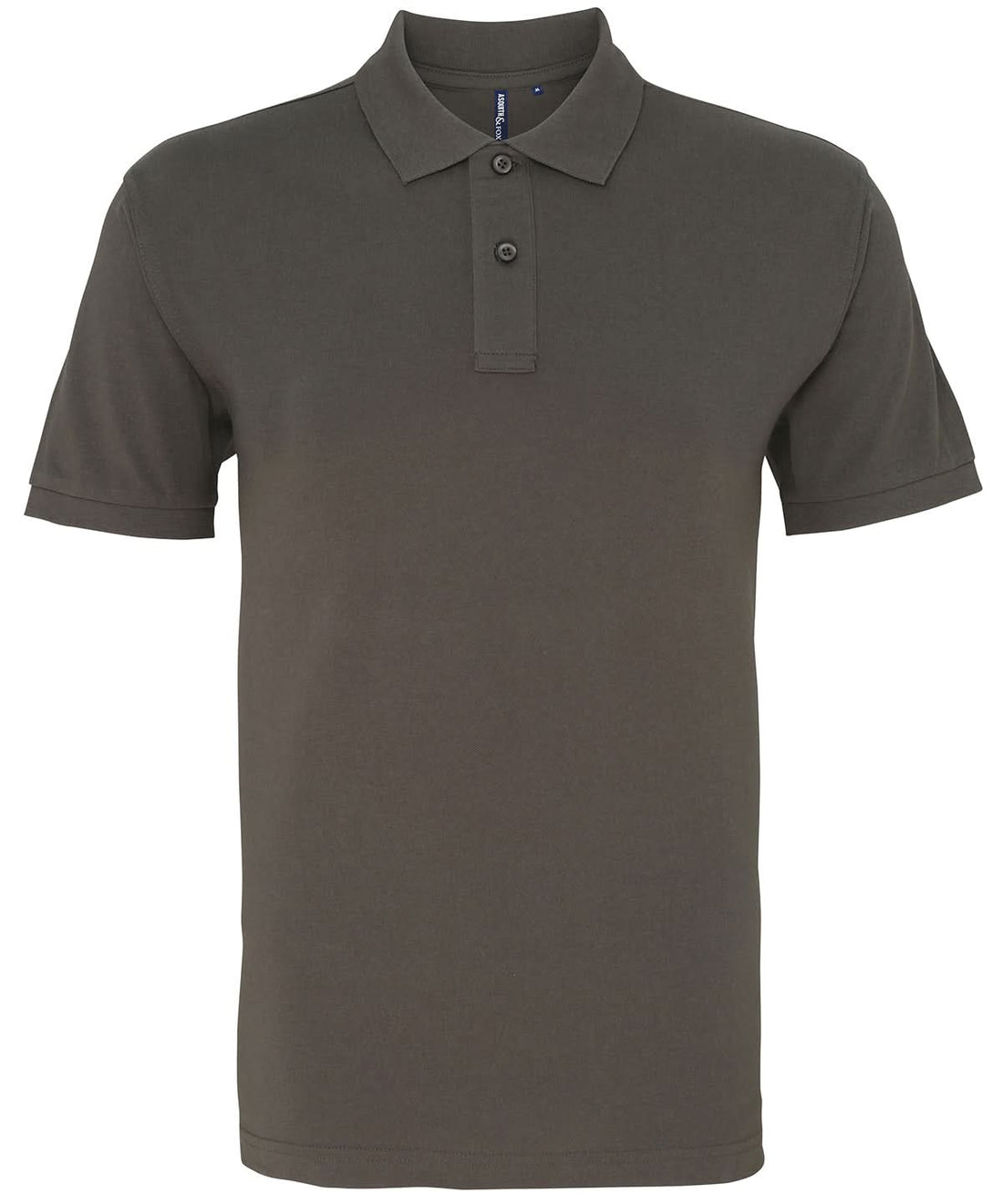 Asquith &amp; Fox Asquith Fox Mens Classic fit polo Slate AQ010 - Slate - Customisable Polos