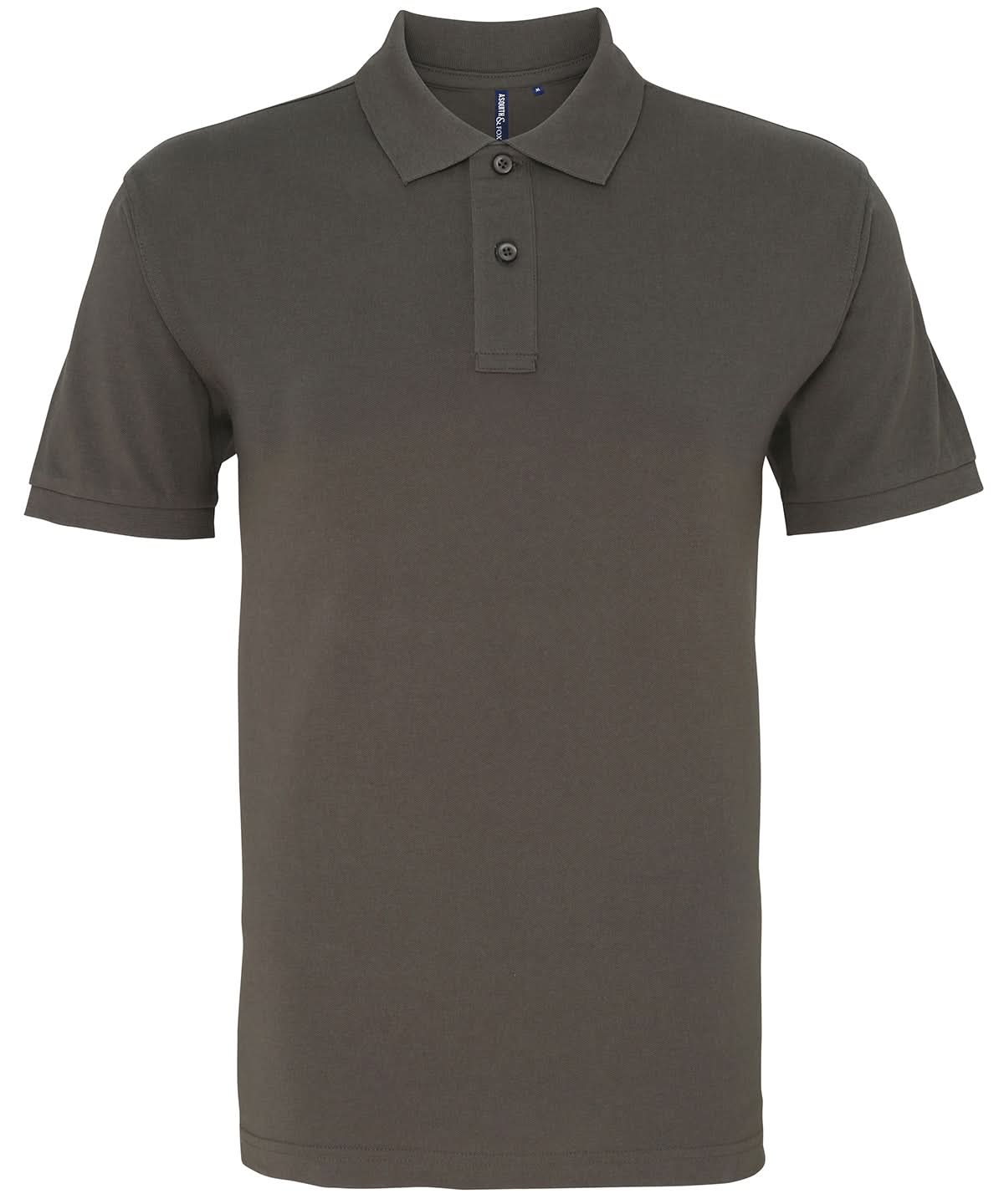 Asquith &amp; Fox Asquith Fox Mens Classic fit polo Slate AQ010 - Slate - Customisable Polos