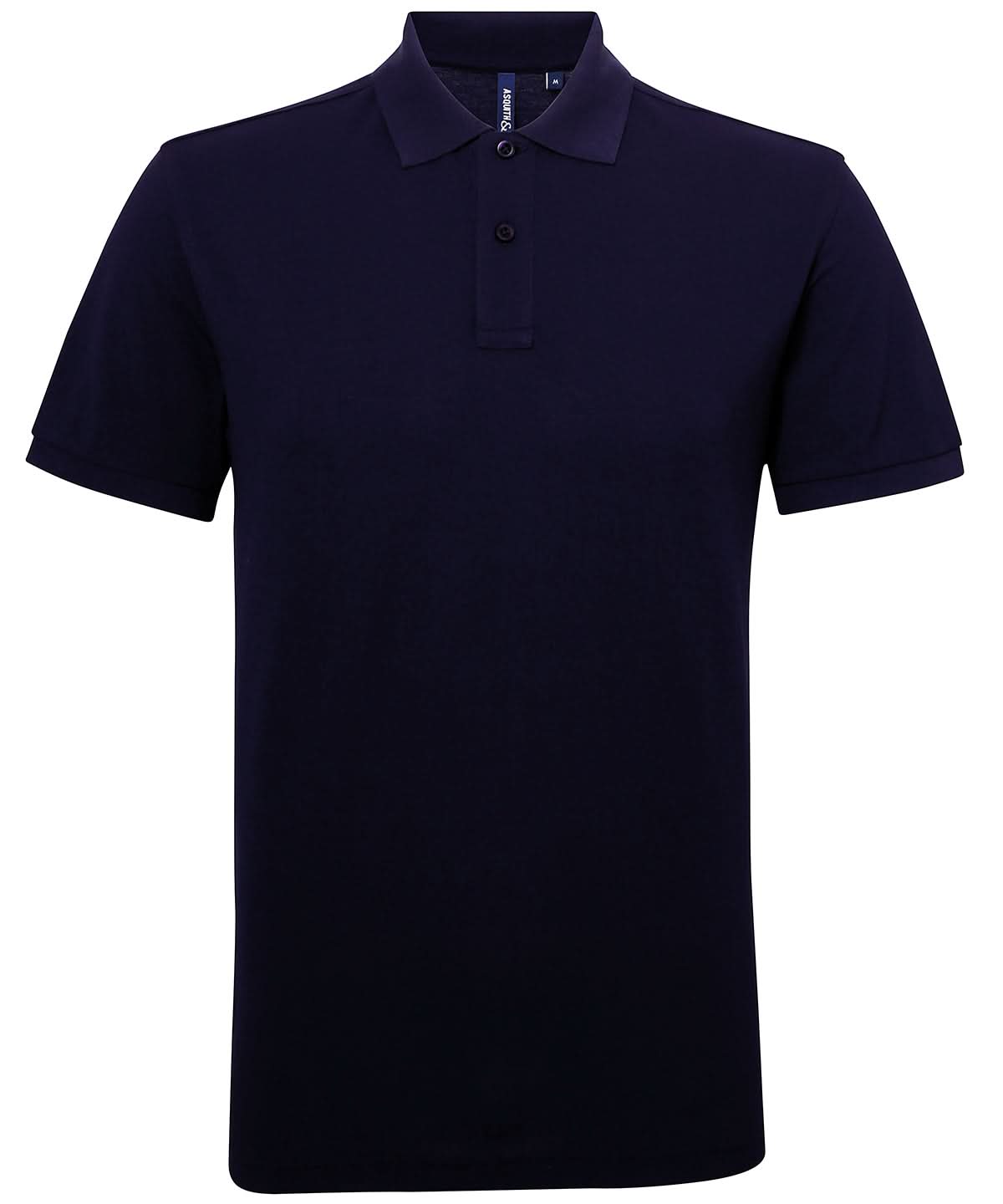 Asquith &amp; Fox Asquith Fox Mens polycotton blend polo Navy AQ015 - Navy - Customisable Polos