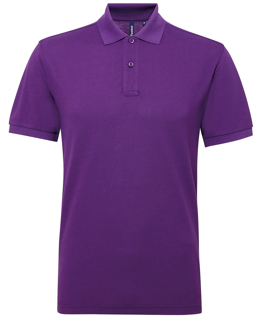 Asquith &amp; Fox Asquith Fox Mens polycotton blend polo Purple AQ015 - Purple - Customisable Polos