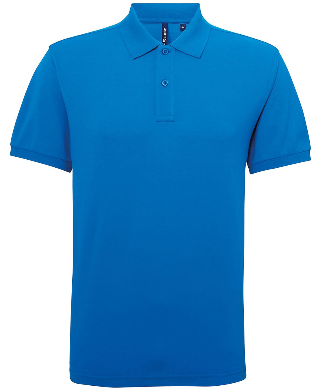 Asquith &amp; Fox Asquith Fox Mens polycotton blend polo Sapphire AQ015 - Sapphire - Customisable Polos