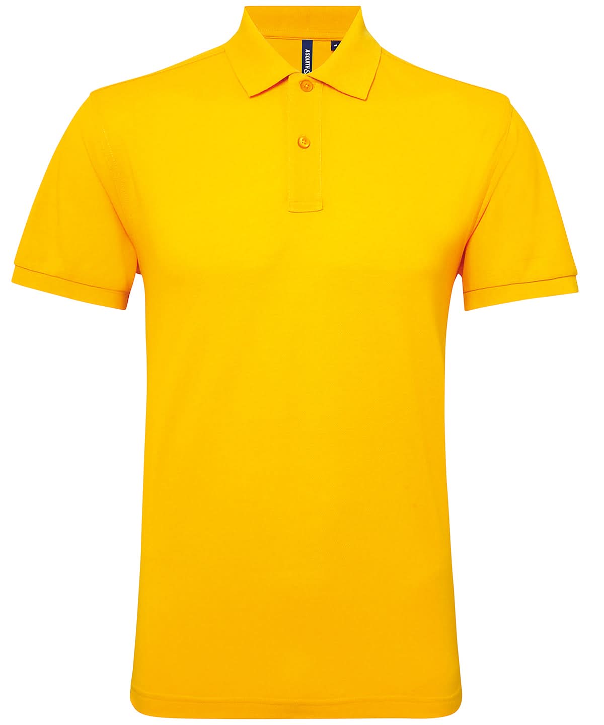 Asquith &amp; Fox Asquith Fox Mens polycotton blend polo Sunflower AQ015 - Sunflower - Customisable Polos