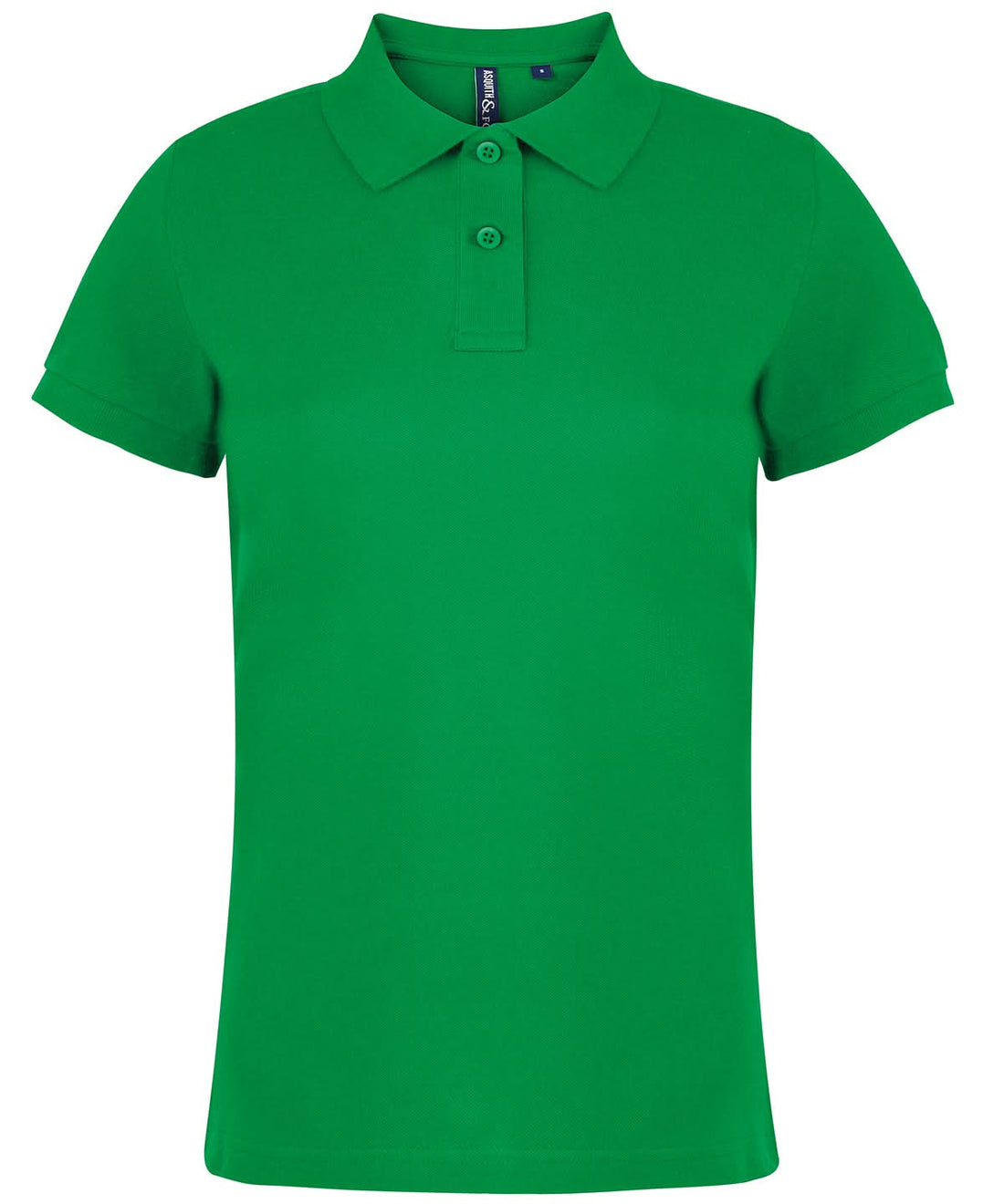 Asquith &amp; Fox Asquith Fox Womens Classic fit polo Kelly AQ020 - Kelly - Customisable Polos