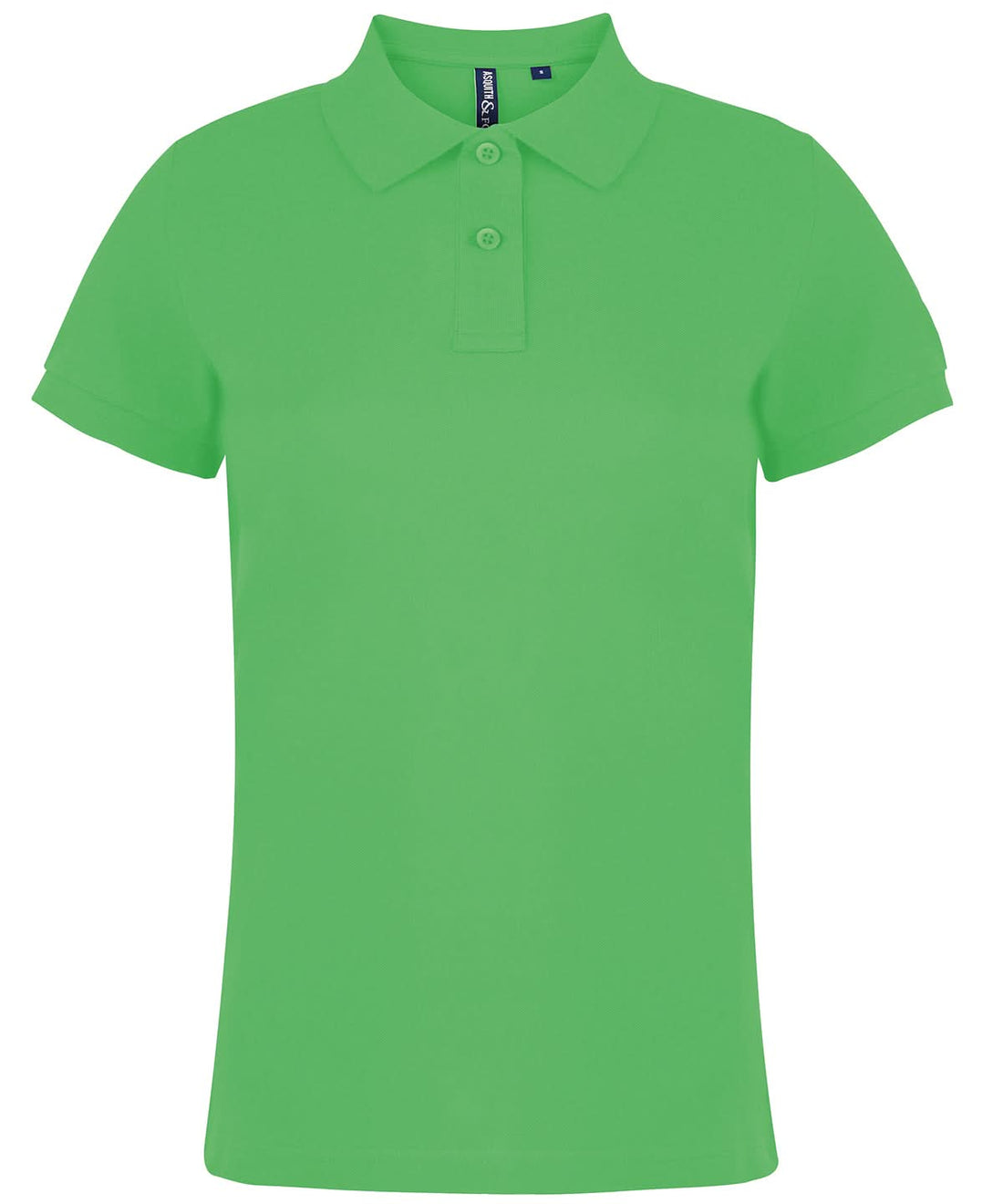 Asquith &amp; Fox Asquith Fox Womens Classic fit polo Lime AQ020 - Lime - Customisable Polos