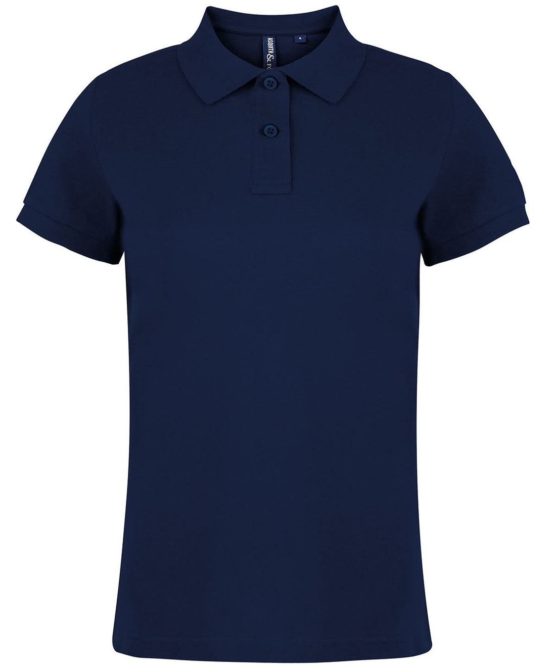 Asquith &amp; Fox Asquith Fox Womens Classic fit polo Navy AQ020 - Navy - Customisable Polos