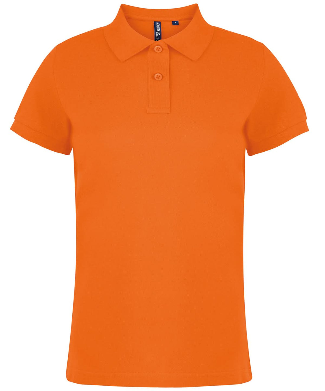 Asquith &amp; Fox Asquith Fox Womens Classic fit polo Orange AQ020 - Orange - Customisable Polos