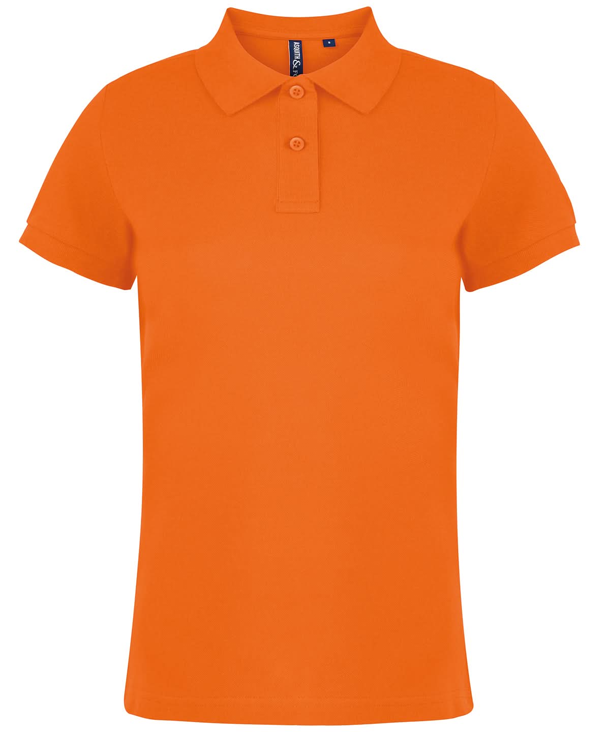 Asquith &amp; Fox Asquith Fox Womens Classic fit polo Orange AQ020 - Orange - Customisable Polos