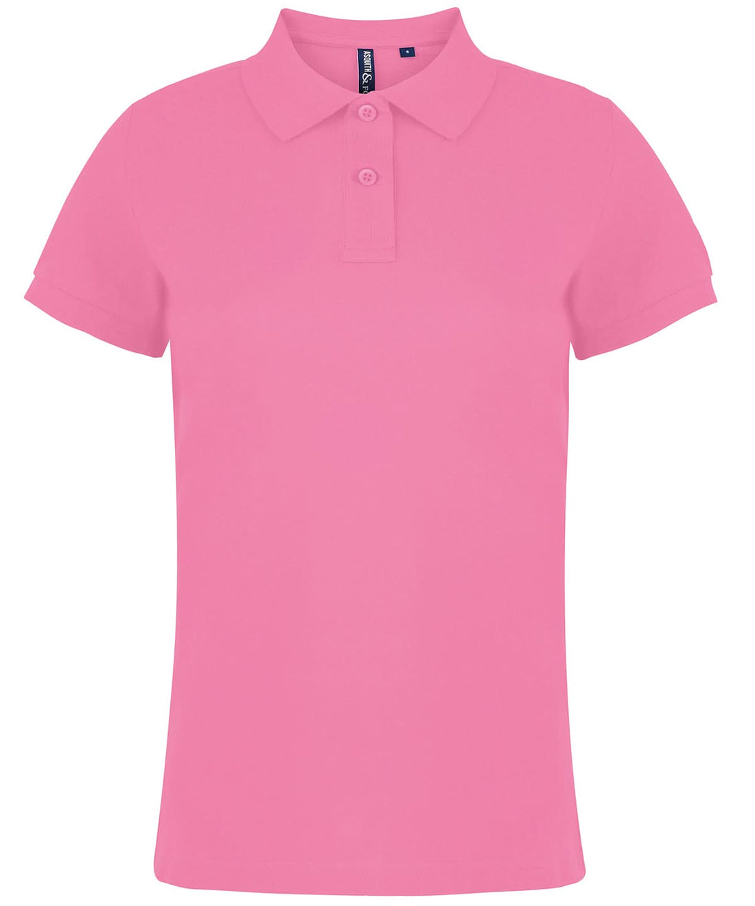 Asquith &amp; Fox Asquith Fox Womens Classic fit polo Pink Carnation AQ020 - Pink Carnation - Customisable Polos