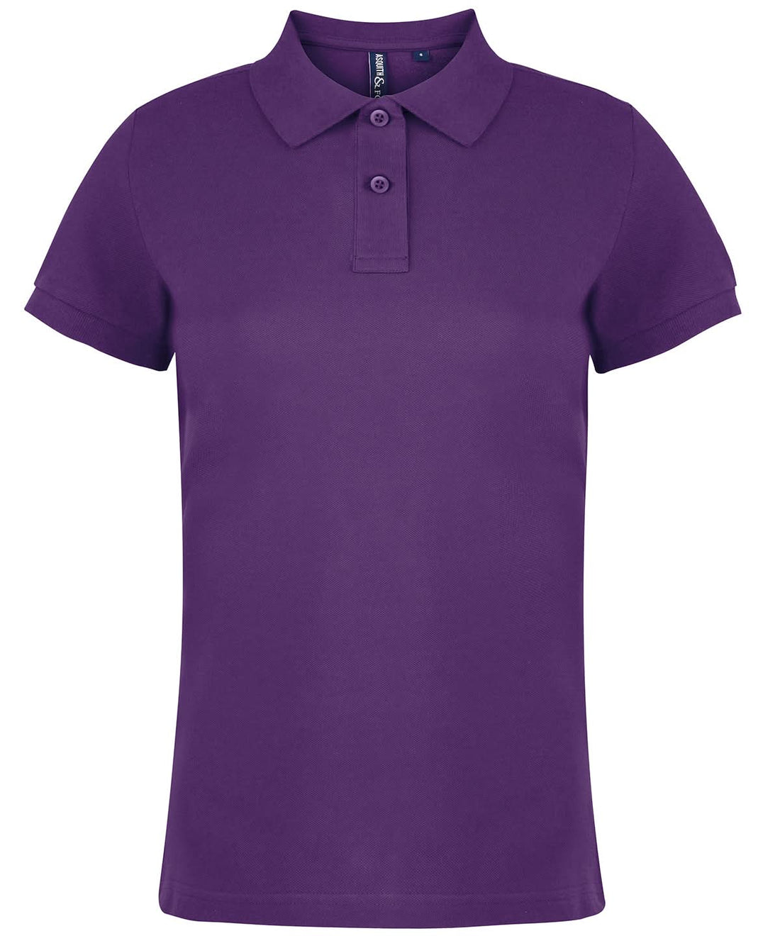 Asquith &amp; Fox Asquith Fox Womens Classic fit polo Purple AQ020 - Purple - Customisable Polos