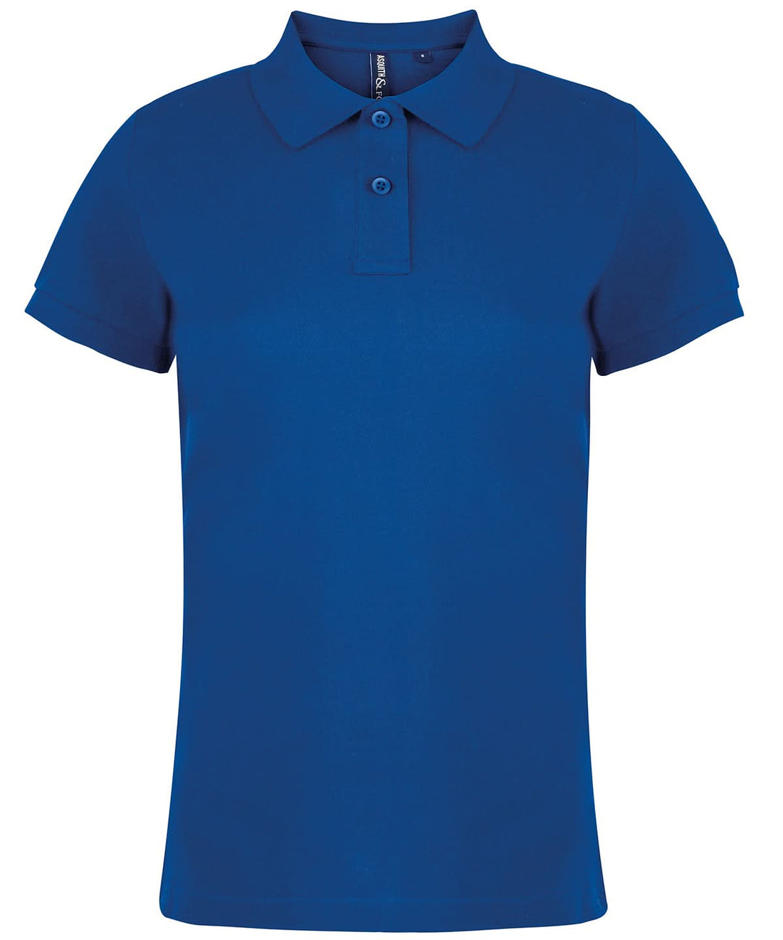 Asquith &amp; Fox Asquith Fox Womens Classic fit polo Royal AQ020 - Royal - Customisable Polos