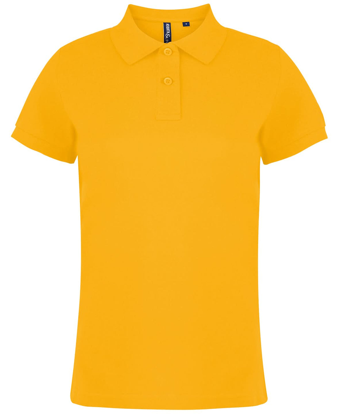 Asquith &amp; Fox Asquith Fox Womens Classic fit polo Sunflower AQ020 - Sunflower - Customisable Polos