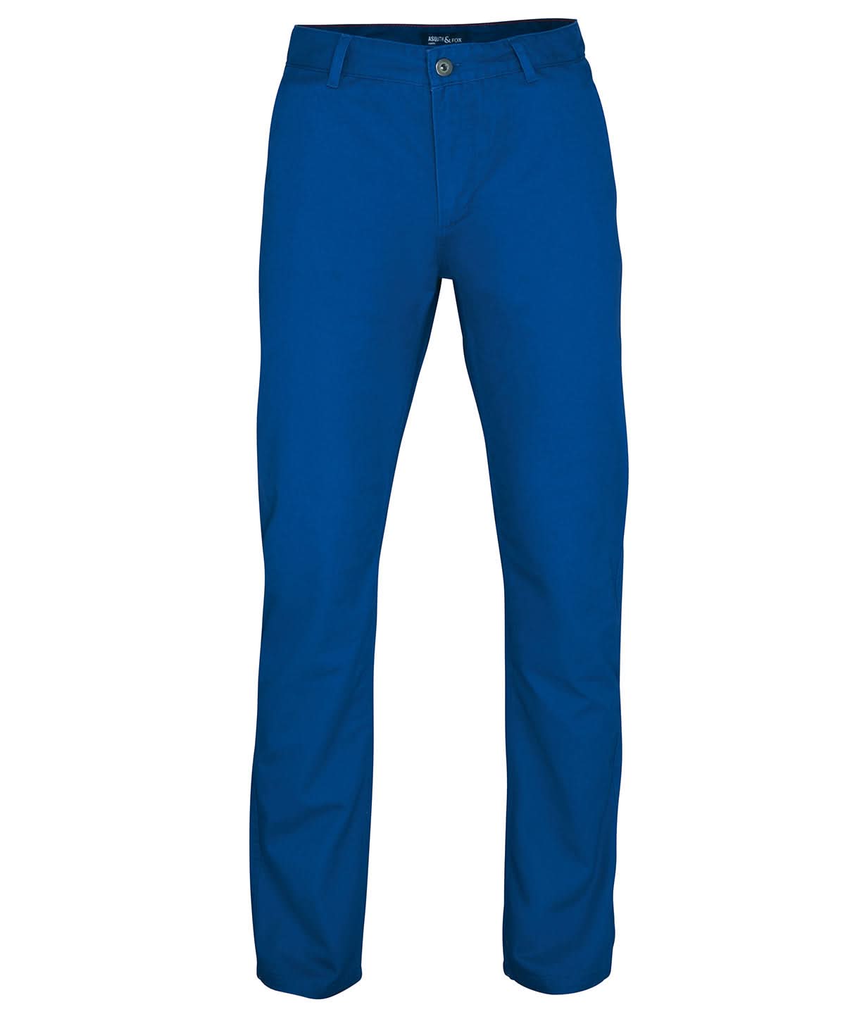 Asquith &amp; Fox Mens Classic fit chinos AQ050 - Royal - Customisable Chinos