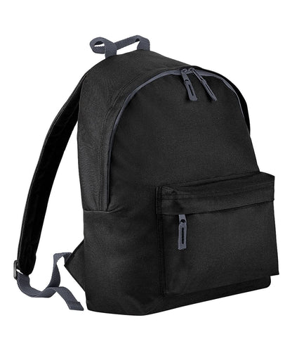 Bagbase Junior fashion backpack B125J - Black One size - Customisable Bags