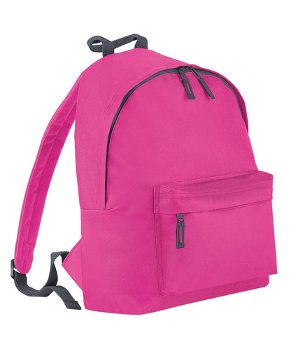 Bagbase Junior fashion backpack B125J - Fuchsia Graphite Grey One size - Customisable Bags