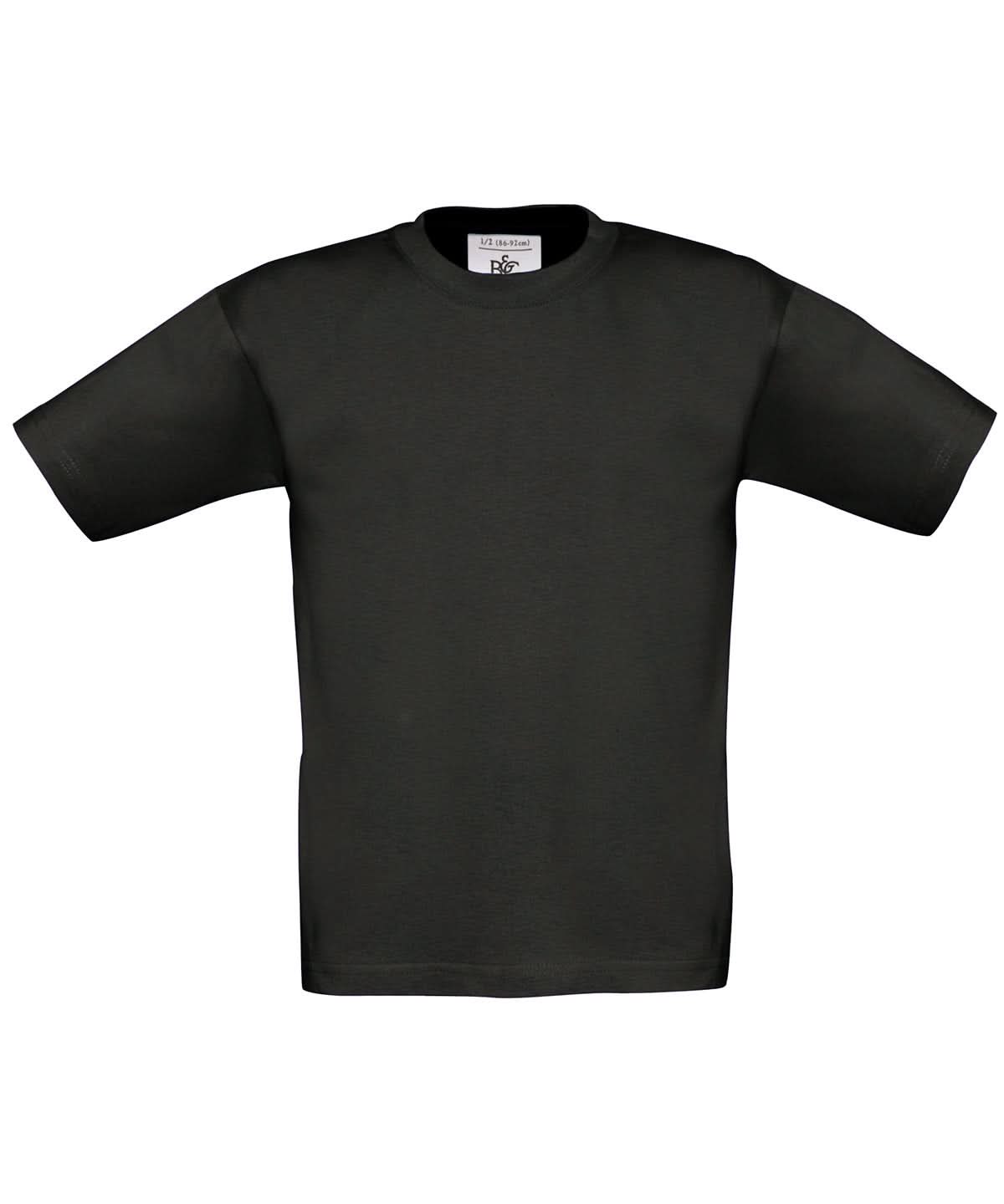 B&amp;C Collection Exact 150 kids Black B150B - Black - Customisable T-Shirts