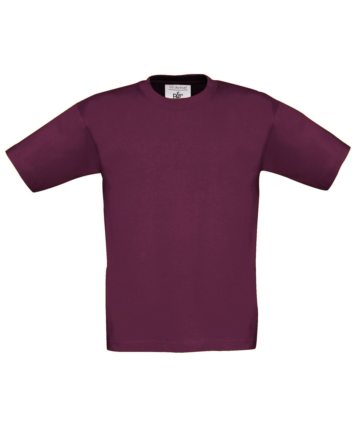 B&amp;C Collection Exact 150 kids Burgundy B150B - Burgundy - Customisable T-Shirts