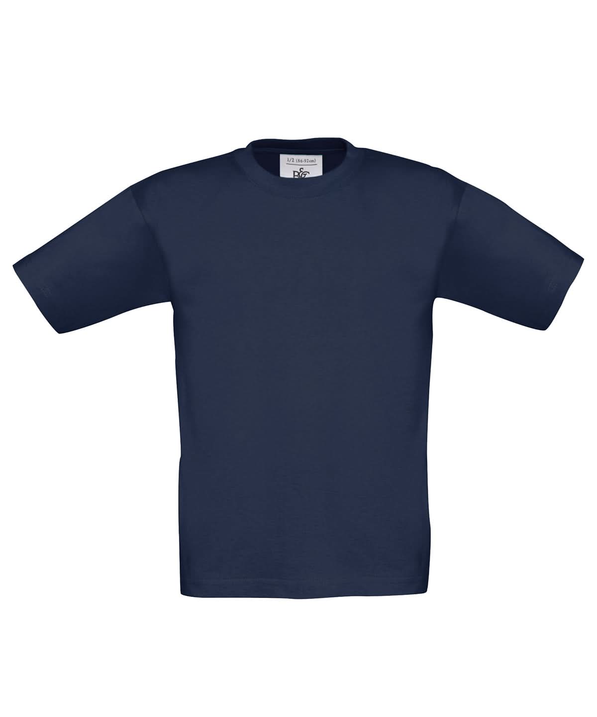 B&amp;C Collection Exact 190 kids B190B - Navy - Customisable T-Shirts