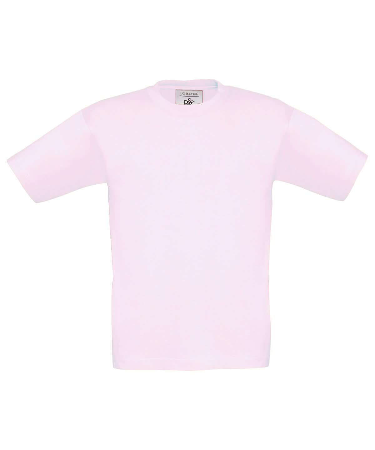 B&amp;C Collection Exact 190 kids B190B - Pink Sixties - Customisable T-Shirts