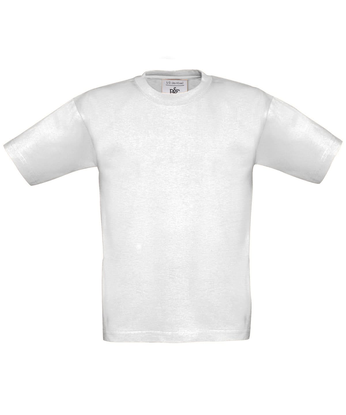 B&amp;C Collection Exact 190 kids B190B - White - Customisable T-Shirts