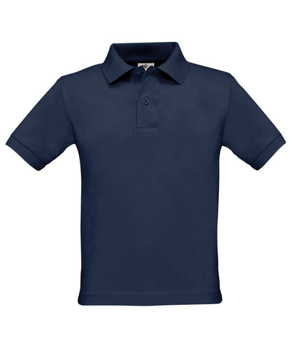 B&amp;C Collection Safran Kids B301B - Navy - Customisable Polos