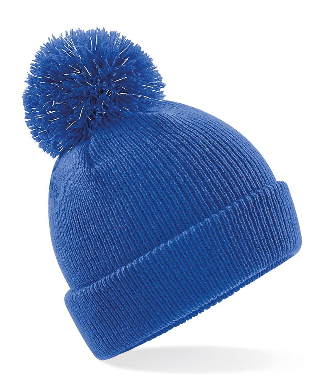 Beechfield Junior reflective bobble beanie B406B - Bright Royal One size - Customisable Beanies
