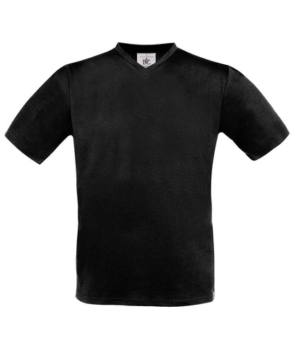 B&amp;C Collection Exact v neck BA108 - Black - Customisable T-Shirts
