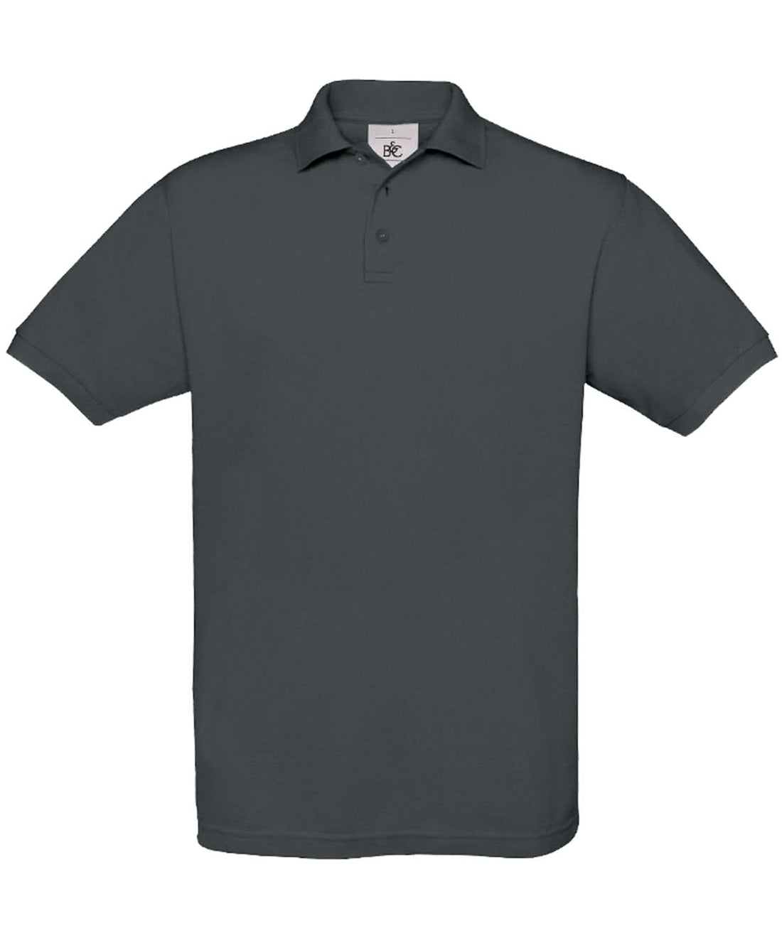 B&amp;C Collection Safran BA301 - Dark Grey - Customisable Polos