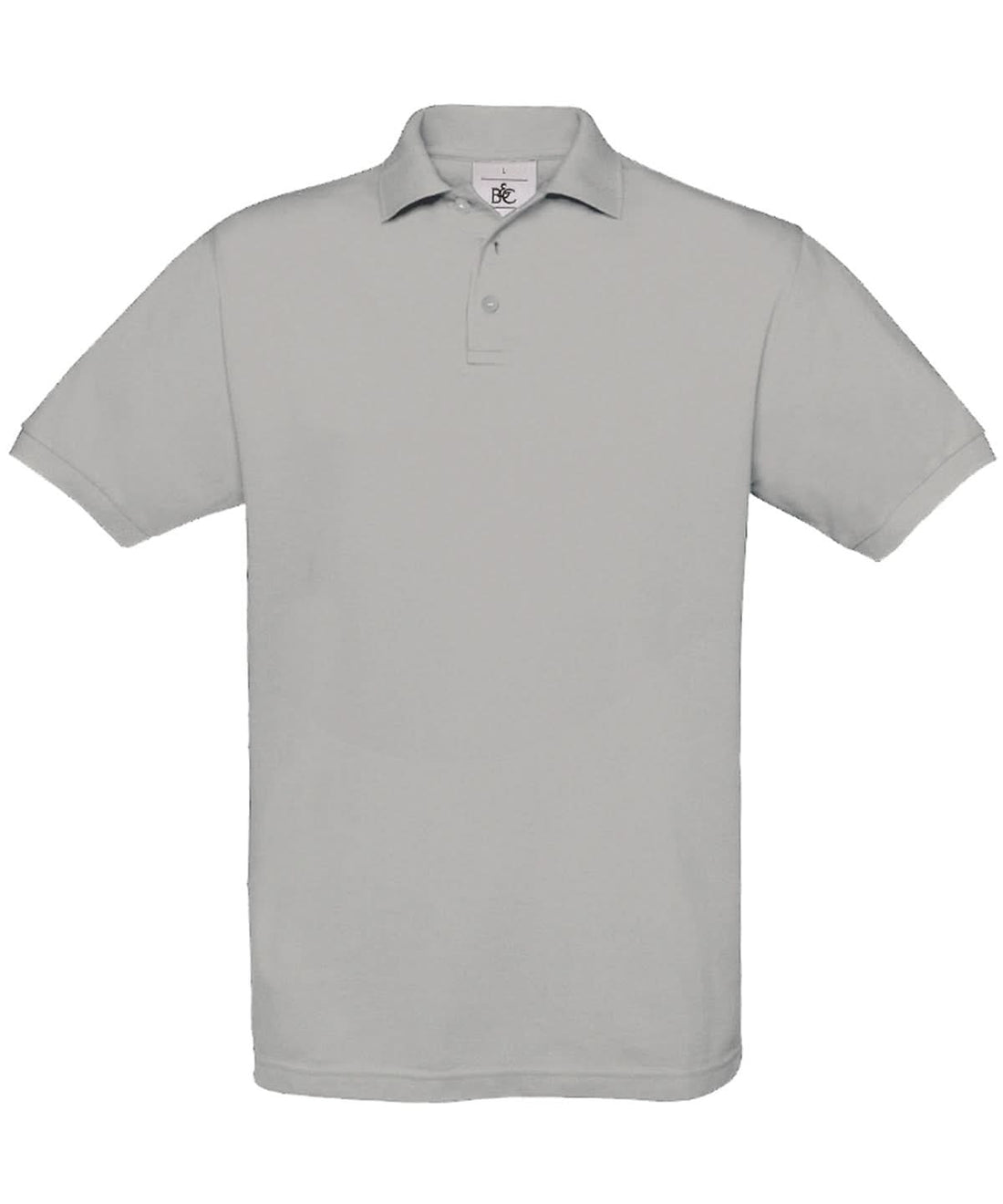 B&amp;C Collection Safran BA301 - Heather Grey - Customisable Polos