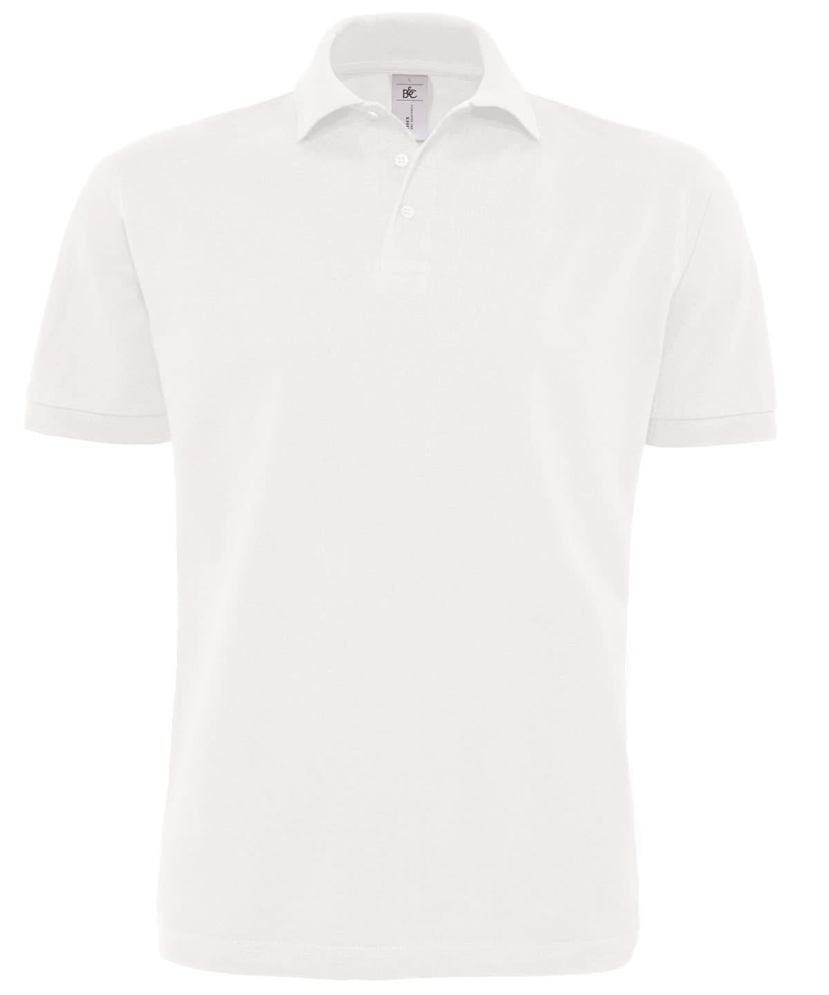 B&amp;C Collection Heavymill BA305 - White - Customisable Polos