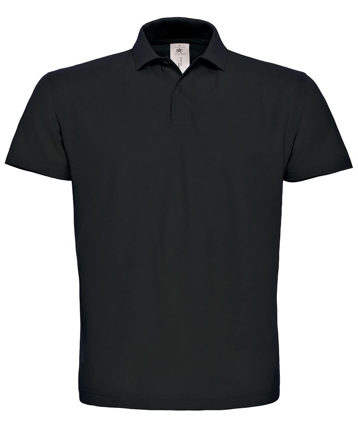 B&amp;C Collection ID 001 polo Black BA306 - Black - Customisable Polos
