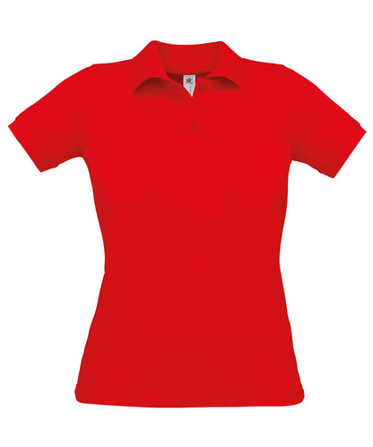 B&amp;C Collection Safran pure women BA370 - Red - Customisable Polos