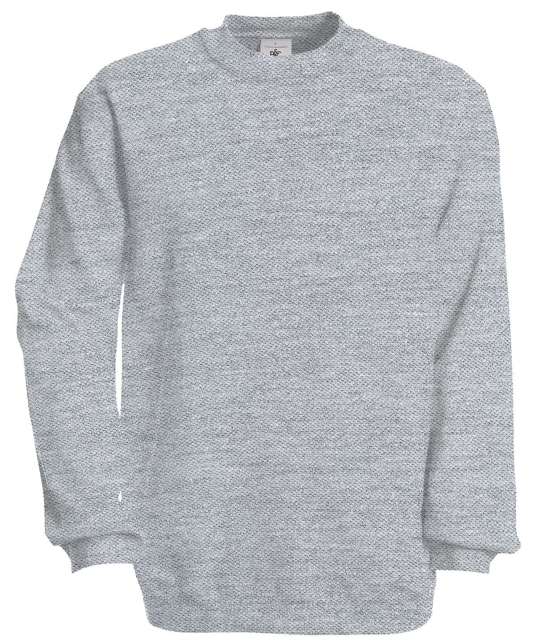 B&amp;C Collection Set in sweatshirt BA401 - Heather Grey - Customisable Sweatshirts