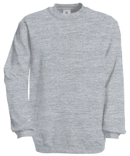 B&amp;C Collection Set in sweatshirt BA401 - Heather Grey - Customisable Sweatshirts