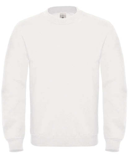 B&amp;C Collection ID002 Sweatshirt BA404 - White - Customisable Sweatshirts