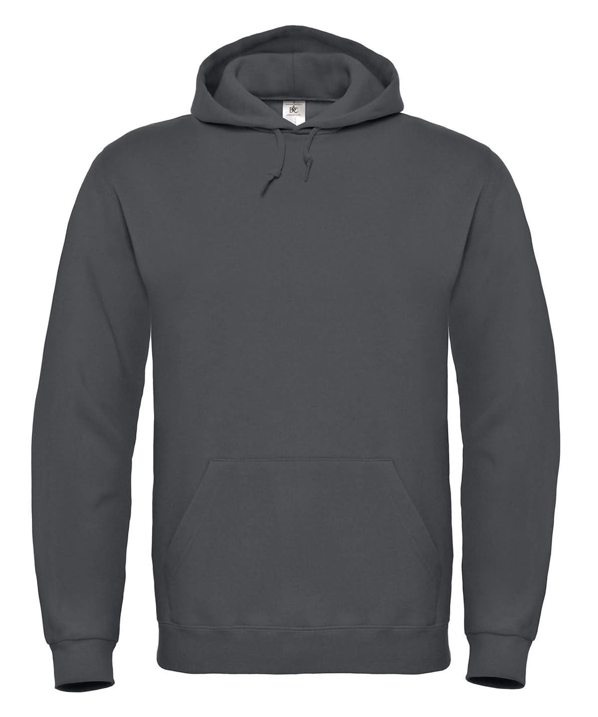 B&amp;C Collection Hooded sweatshirt BA405 - Anthracite - Customisable Sweatshirts