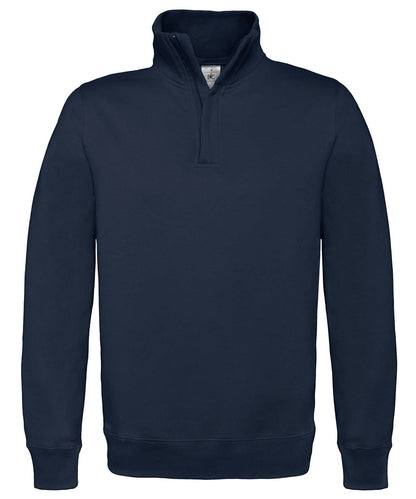 B&amp;C Collection ID004 zip sweatshirt BA406 - Navy - Customisable Sweatshirts