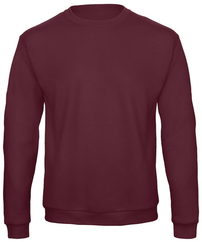 B&amp;C Collection ID202 5050 sweatshirt BA409 - Burgundy - Customisable Sweatshirts