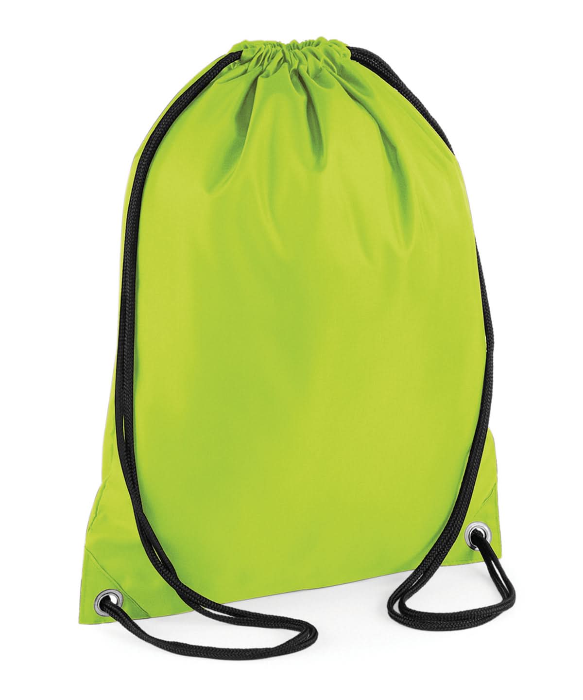 Bagbase Budget gymsac BG005 - Lime Green One size - Customisable Bags