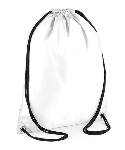 Bagbase Budget gymsac BG005 - White One size - Customisable Bags