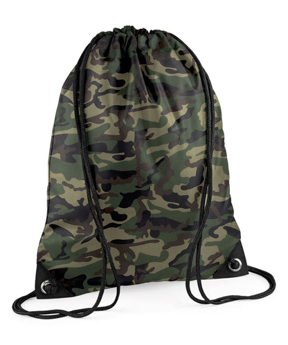 Bagbase Premium gymsac BG010 - Jungle Camo One size - Customisable Bags