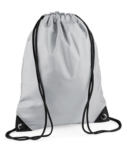 Bagbase Premium gymsac BG010 - Light Grey One size - Customisable Bags