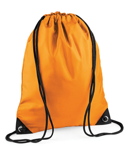 Bagbase Premium gymsac BG010 - Orange One size - Customisable Bags
