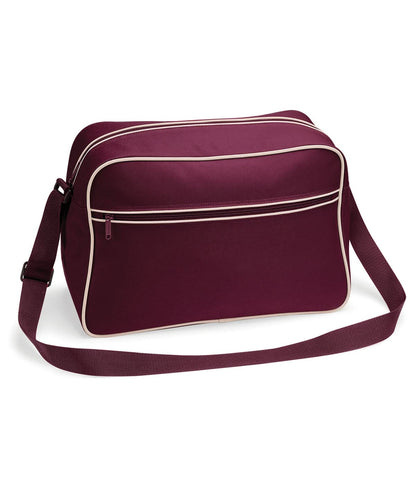 Bagbase Retro shoulder bag BG014 - Burgundy Sand One size - Customisable Bags